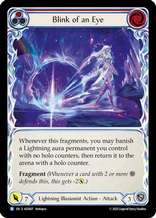 Blink Of An Eye (Red) (AZS007) - Armory Deck: Zyggy
