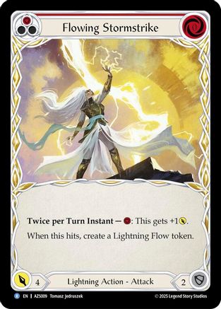 Flowing Stormstrike (Red) (AZS009) - Armory Deck: Zyggy