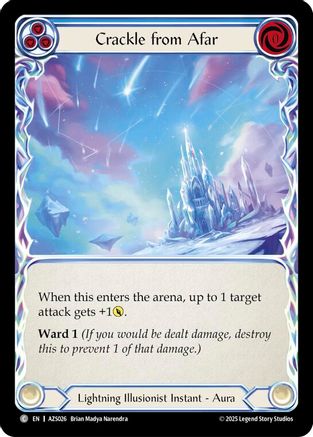 Crackle From Afar (Blue) (AZS026) - Armory Deck: Zyggy