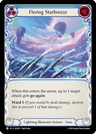 Fleeing Starbreeze (Blue) (AZS027) - Armory Deck: Zyggy