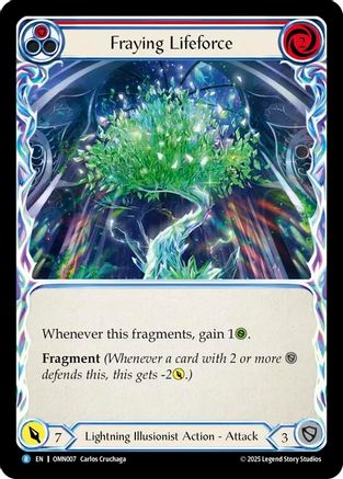 Fraying Lifeforce (OMN007) - Omens of the Third Age