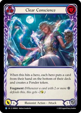 Clear Conscience (Blue) (OMN043) - Omens of the Third Age