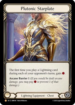 Plutonic Starplate (OMN141) - Omens of the Third Age Rainbow Foil