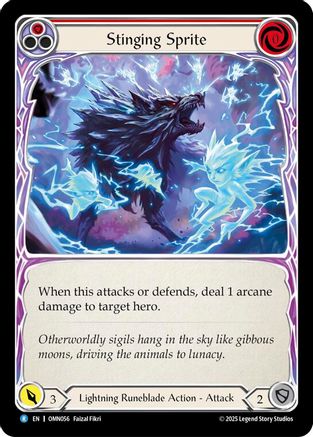 Stinging Sprite (Red) (OMN056) - Omens of the Third Age