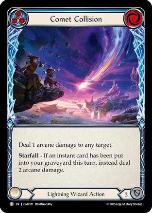 Comet Collision (Blue) (OMN111) - Omens of the Third Age