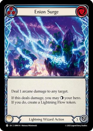 Enion Surge (Blue) (OMN114) - Omens of the Third Age