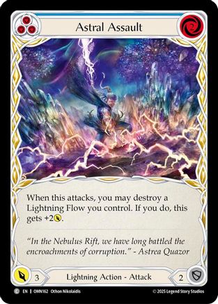 Astral Assault (Blue) (OMN162) - Omens of the Third Age