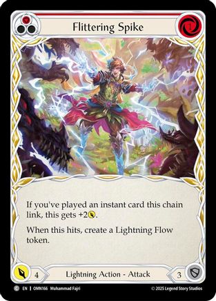 Flittering Spike (Red) (OMN166) - Omens of the Third Age Rainbow Foil