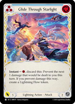 Glide Through Starlight (Blue) (OMN171) - Omens of the Third Age