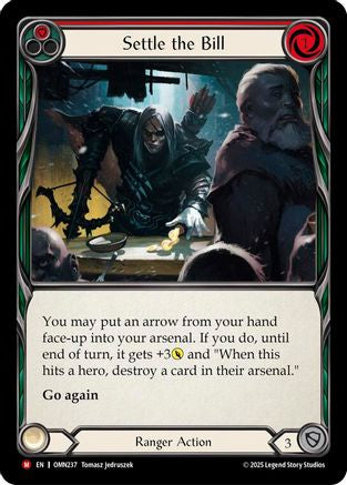 Settle The Bill (Red) (OMN237) - Omens of the Third Age