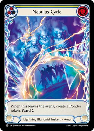 Nebulus Cycle (Yellow) (Extended Art) (OMN035) - Omens of the Third Age Cold Foil