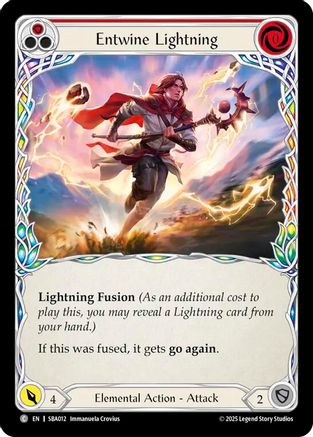 Entwine Lightning (Red) (SBA012) - Silver Age Chapter 3