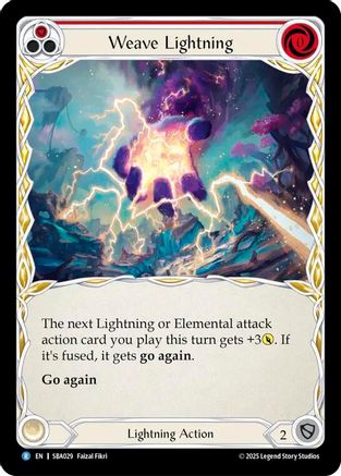 Weave Lightning (Red) (SBA029) - Silver Age Chapter 3
