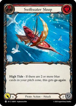Swiftwater Sloop (Red) (SGB013) - Silver Age Chapter 3