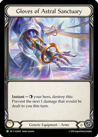 Gloves Of Astral Sanctuary (LGS454) - Flesh and Blood: Promo Cards Cold Foil