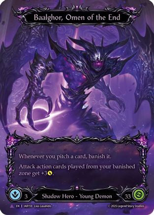 Baalghor, Omen of the End (Marvel) (IAR159-MV) - Omens of the Third Age Cold Foil