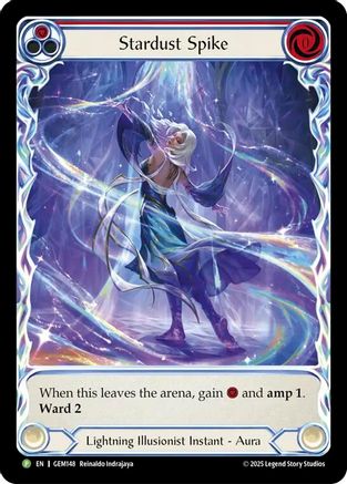 Stardust Spike (Red) (GEM148) - Gem Pack 5 Cold Foil