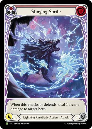 Stinging Sprite (Red) (GEM153) - Gem Pack 5