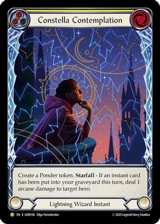 Constella Contemplation (Yellow) (GEM156) - Gem Pack 5