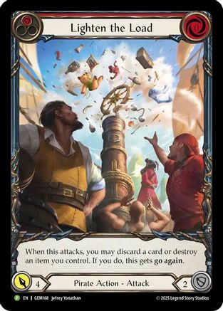 Lighten the Load (Red) (GEM168) - Gem Pack 5