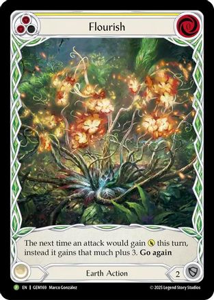 Flourish (Yellow) (GEM169) - Gem Pack 5