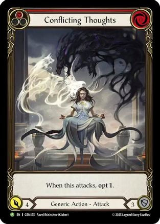 Conflicting Thoughts (Red) (GEM175) - Gem Pack 5