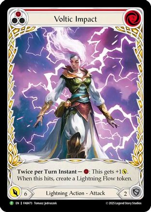 Voltic Impact - FAB473 (FAB473) - Flesh and Blood: Promo Cards Rainbow Foil