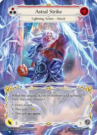 Astral Strike - FAB469 (FAB469) - Flesh and Blood: Promo Cards Cold Foil