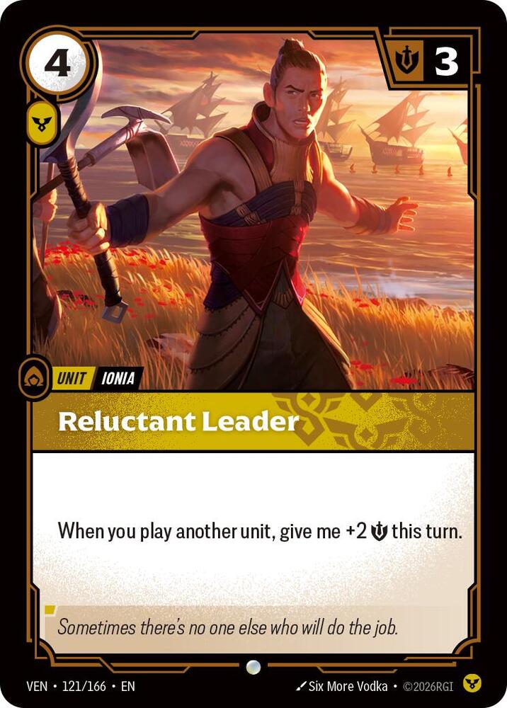 Reluctant Leader Rainbow Foil