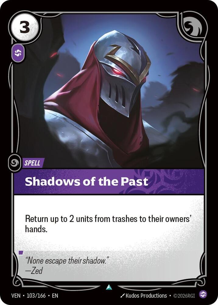Shadows of the Past Rainbow Foil