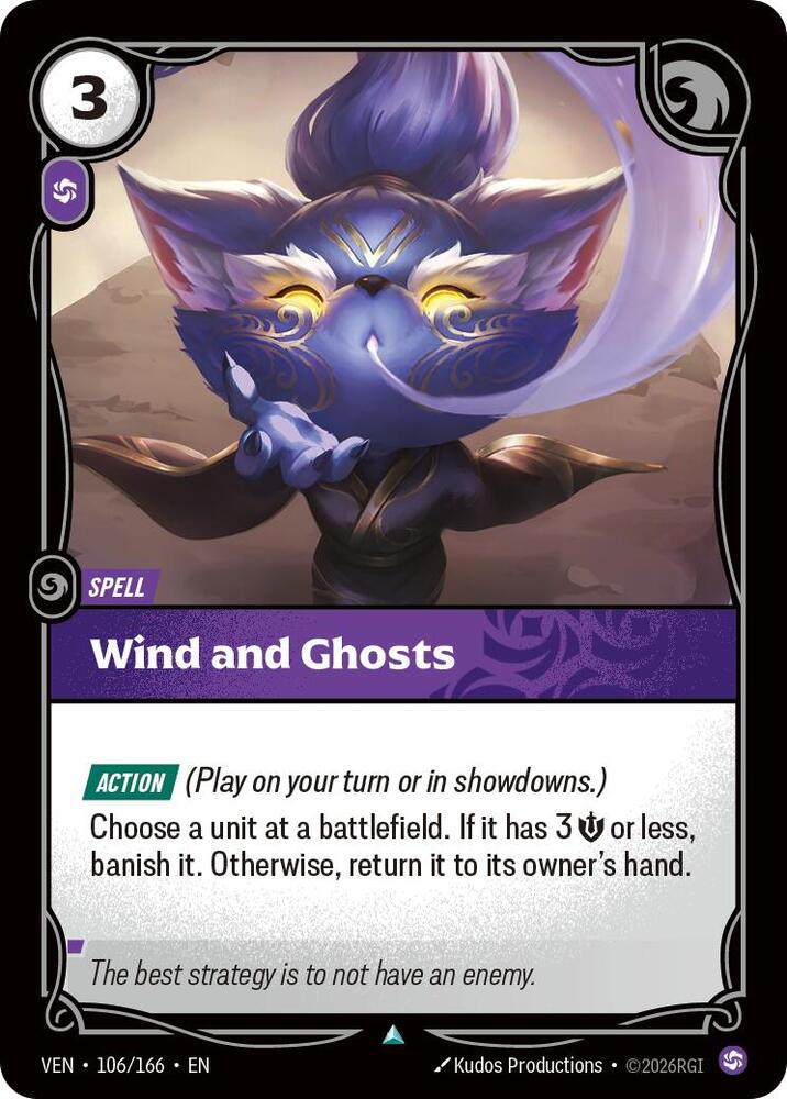 Wind and Ghosts Rainbow Foil