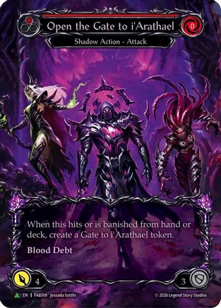 Open the Gate to i'Arathael (Red) (Marvel) - FAB509 (FAB509) Cold Foil