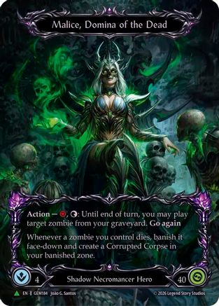 Malice, Domina of the Dead (Marvel) (GEM184) Cold Foil