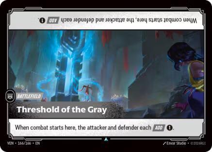 Threshold of the Gray Rainbow Foil