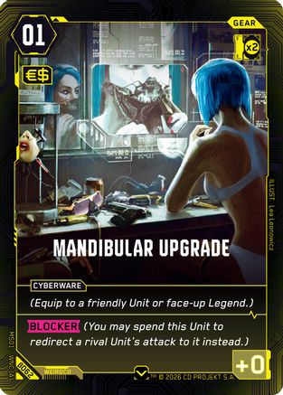 Mandibular Upgrade (B062) - Welcome to Night City Beta