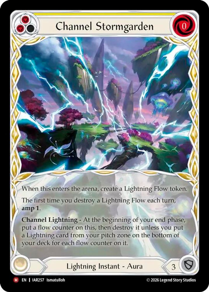 Channel Stormgarden (Extended Art) (IAR257) Cold Foil