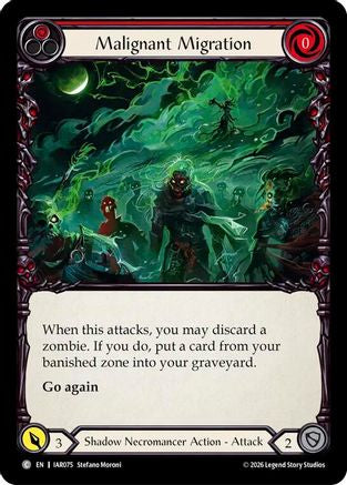 Malignant Migration (Red) (IAR075) - Usurp the Shadow Throne Rainbow Foil