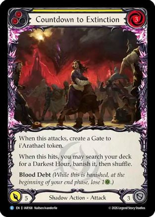 Countdown to Extinction (Yellow) (IAR168) - Usurp the Shadow Throne