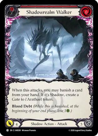Shadowrealm Walker (Red) (IAR200) - Usurp the Shadow Throne Rainbow Foil