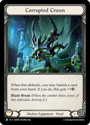 Corrupted Crown (GEM188) Cold Foil