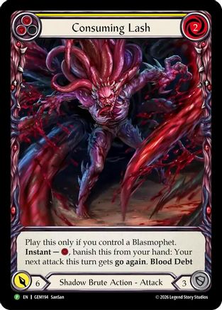 Consuming Lash (GEM194) Rainbow Foil