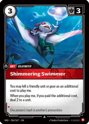 Shimmering Swimmer (014/167) - Radiance