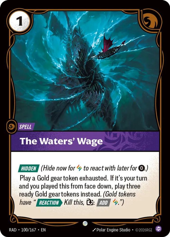 The Waters' Wage (100/167) - Radiance Foil