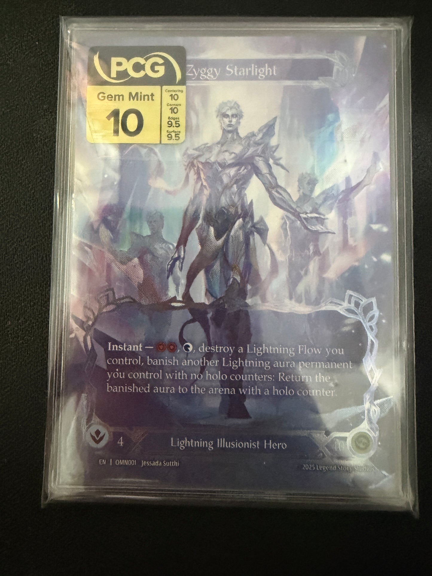 Zyggy Starlight Marvel CF Gem Mint 10 Graded Slim Slab