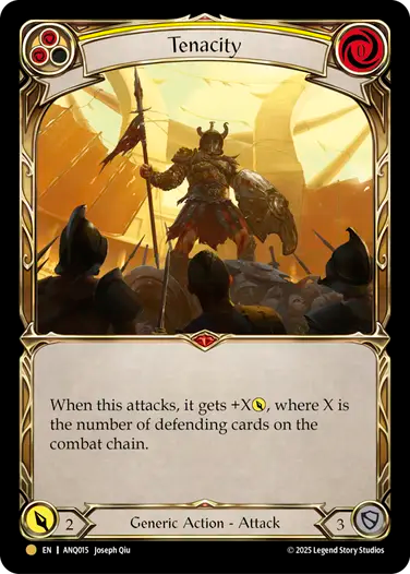 Tenacity Antiquity Cold Foil