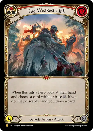 The Weakest Link Antiquity Cold Foil – Fluke & Box