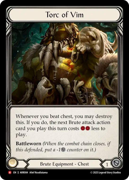 Torc of Vim Cold Foil Judge Promo