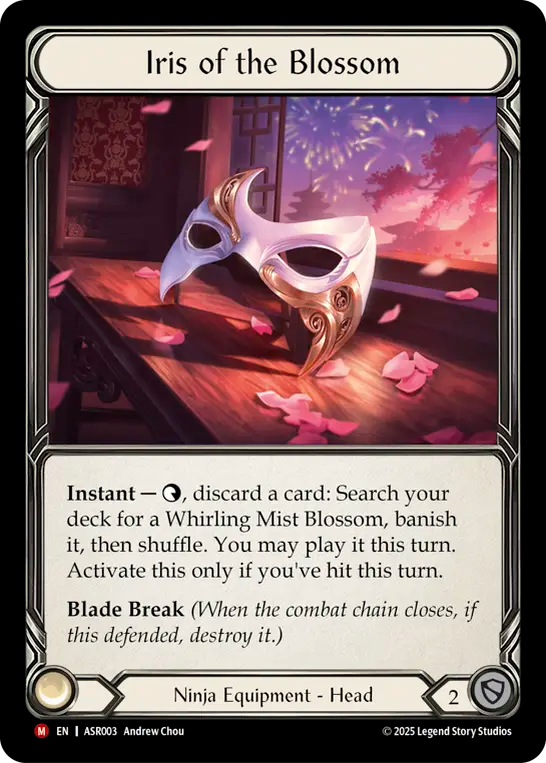 Iris of the Blossom Cold Foil Judge Promo