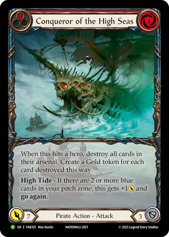 Conqueror of the High Seas Rainbow Foil Promo