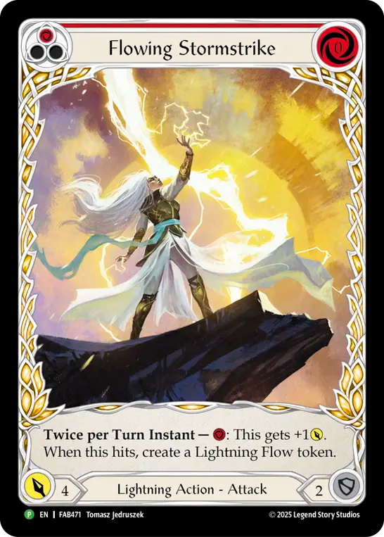 Flowing Stormstrike Extended Art RF Promo